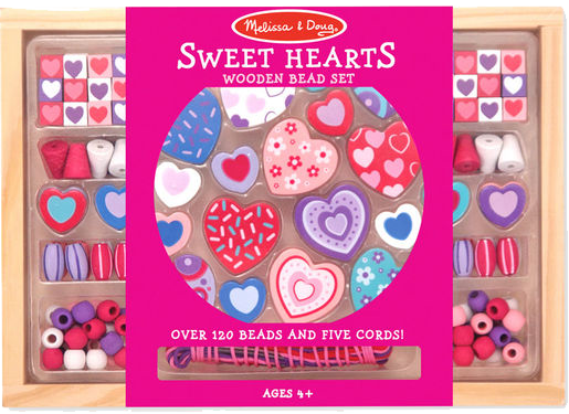 Melissa & Doug - Hartjes Kralen Set (150 dlg.)