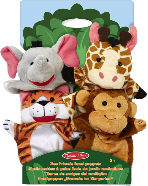 Melissa & Doug - Zoo Friends - Handpoppen