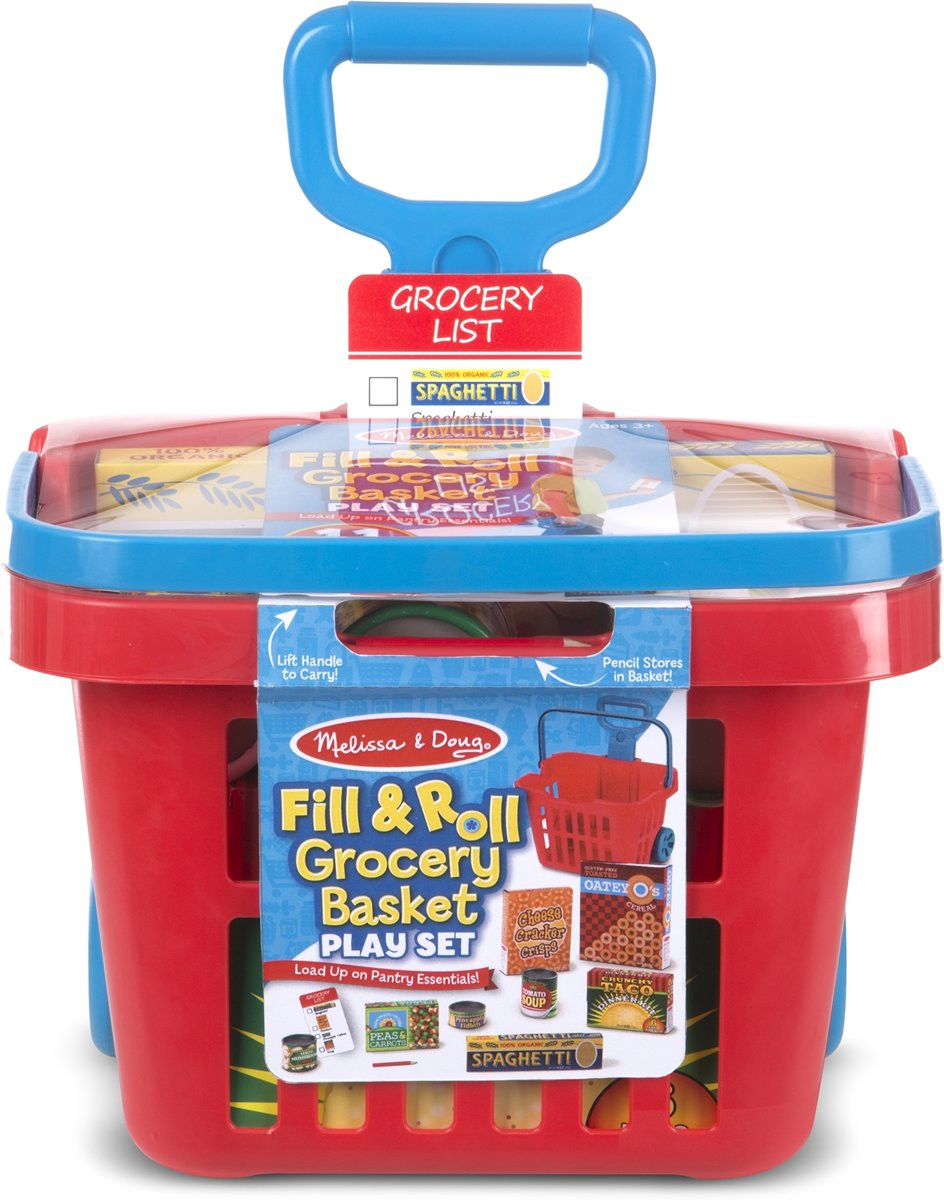 Melissa & Doug - Kunststof Winkelmandje met Inhoud