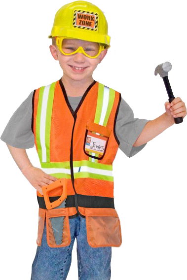 Melissa & Doug - Verkleedkleren Bouwvakker