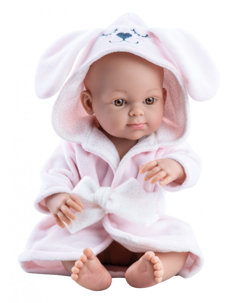 Paola Reina - Babypop Minipikolines Meisje Badjas (32cm)