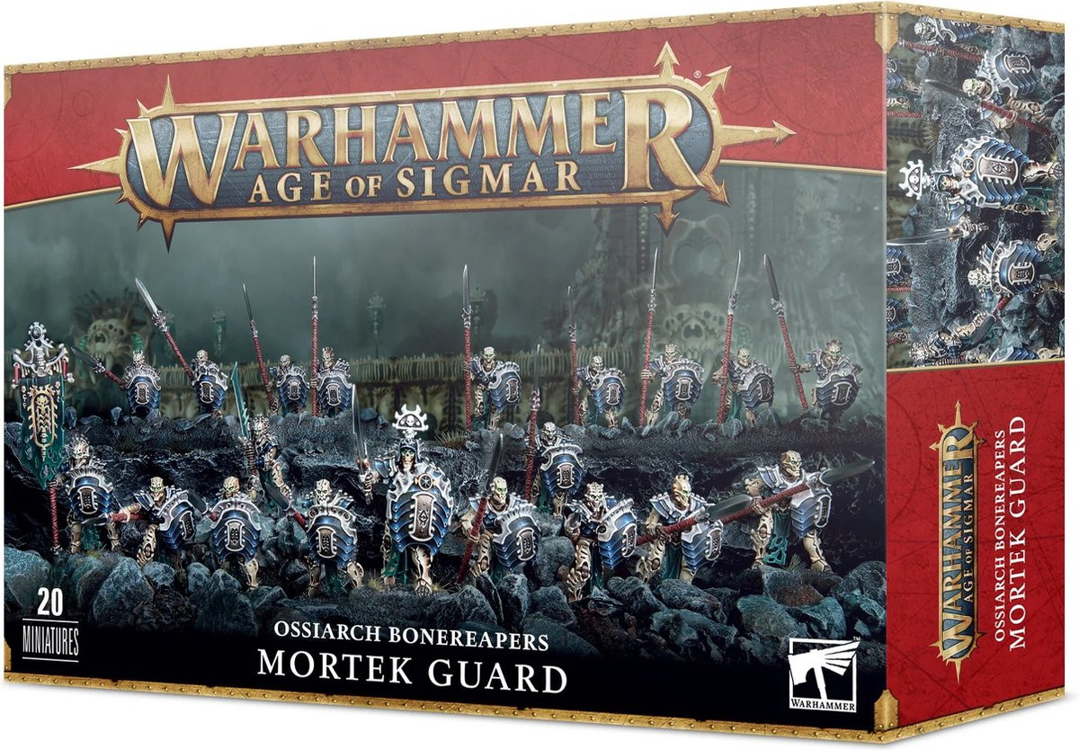 Warhammer Age of Sigmar - Ossiarch Bonereapers - Mortek Guard (94-25)