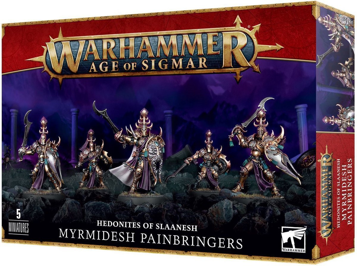 Warhammer Age of Sigmar - Hedonites of Slaanesh - Myrmidesh Painbringers (83-90)