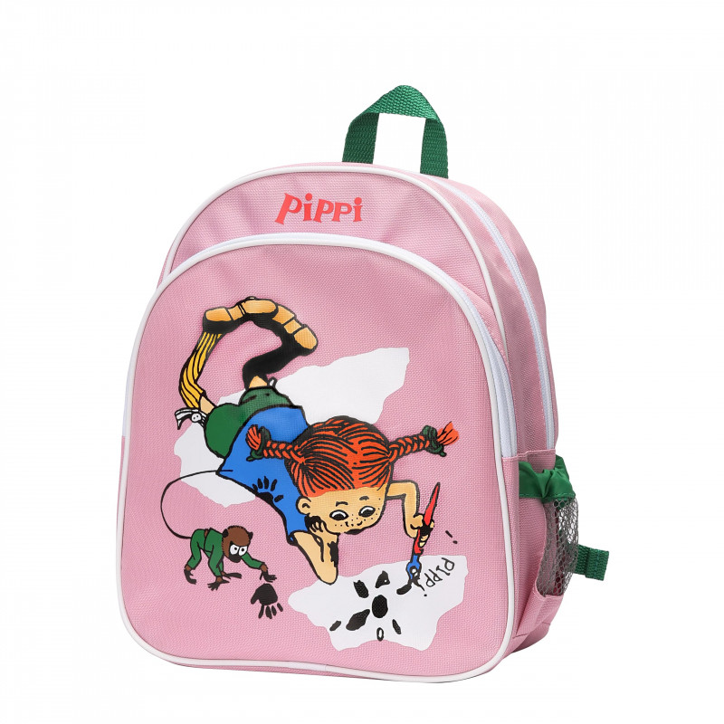 Pippi Langkous Liggend Rugzak (roze)