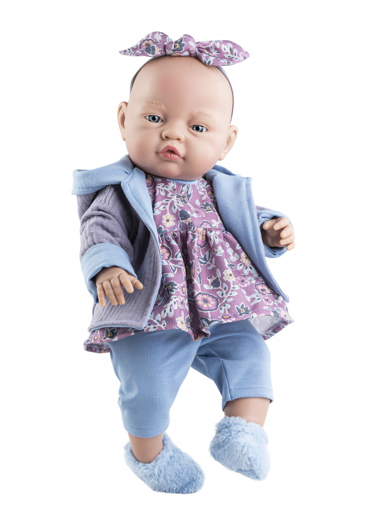 Paola Reina - Babypop Bebita - Meisje met Jasje (42cm)