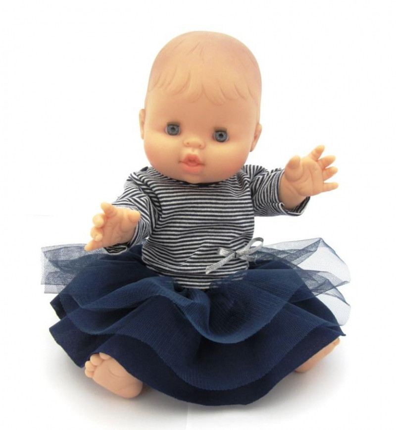Paola Reina - Babypop Gordi Alicia - Blank meisje met kleren - 34cm