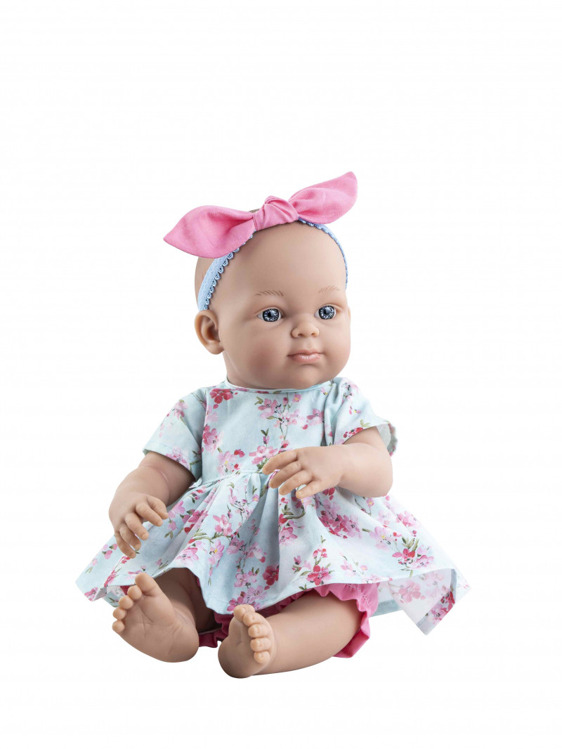 Paola Reina - Babypop Minipikolines - Meisje met Strik (32cm)