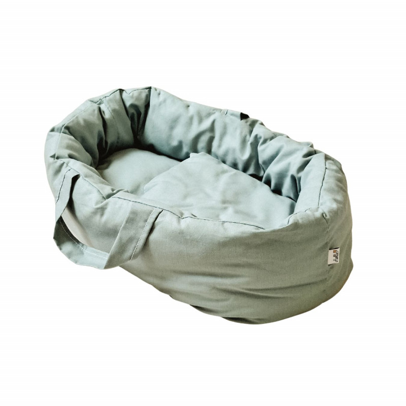 8720387292295 - Hollie - Poppendraagmand 38cm - Leaf 8720387292295 - Hollie - Poppendraagmand 38cm - Leaf