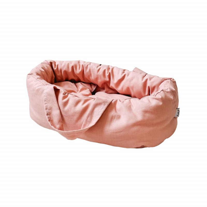 8720387292288 - Hollie - Poppendraagmand 38cm - Peach