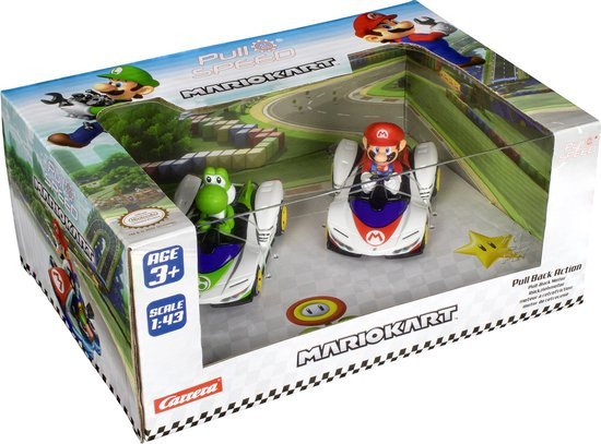 Pull & Speed - Twinpack Mario Kart - P-Wing (Mario & Yoshi)