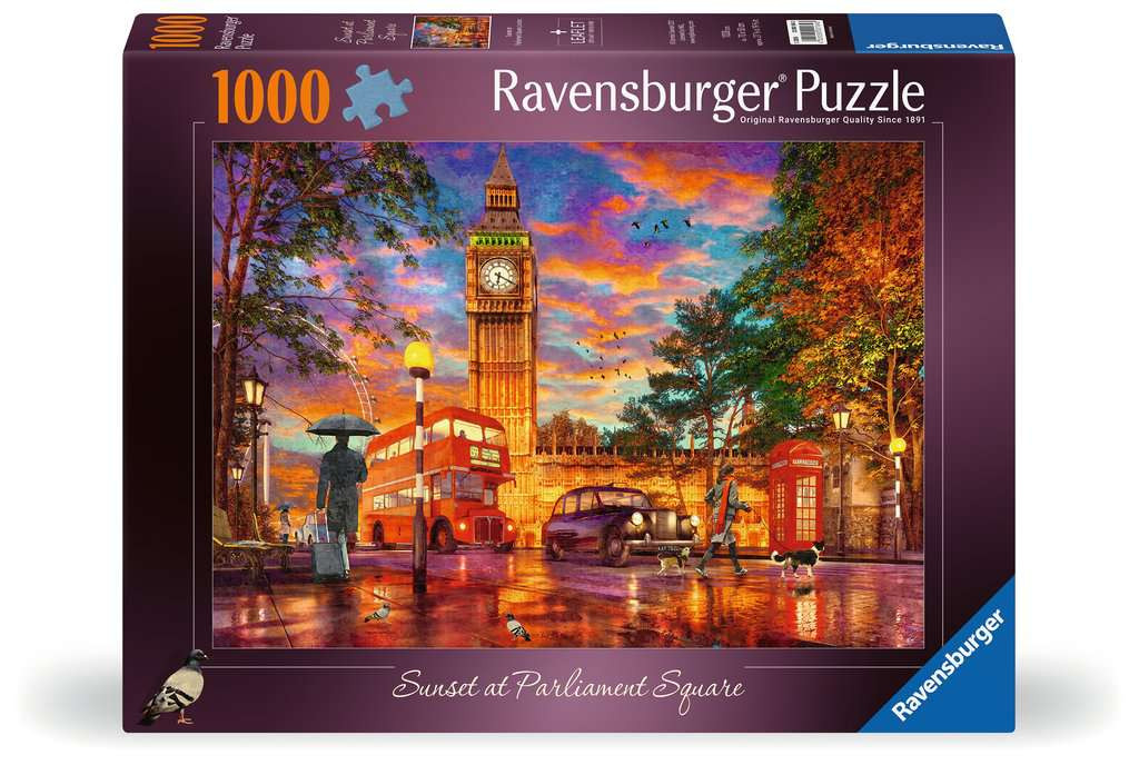 Ravensburger - Zonsondergang op Parliament Square, Londen (1000)