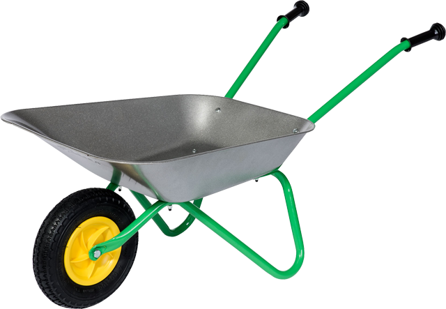 Rolly Toys - Kruiwagen Metaal met Luchtbanden