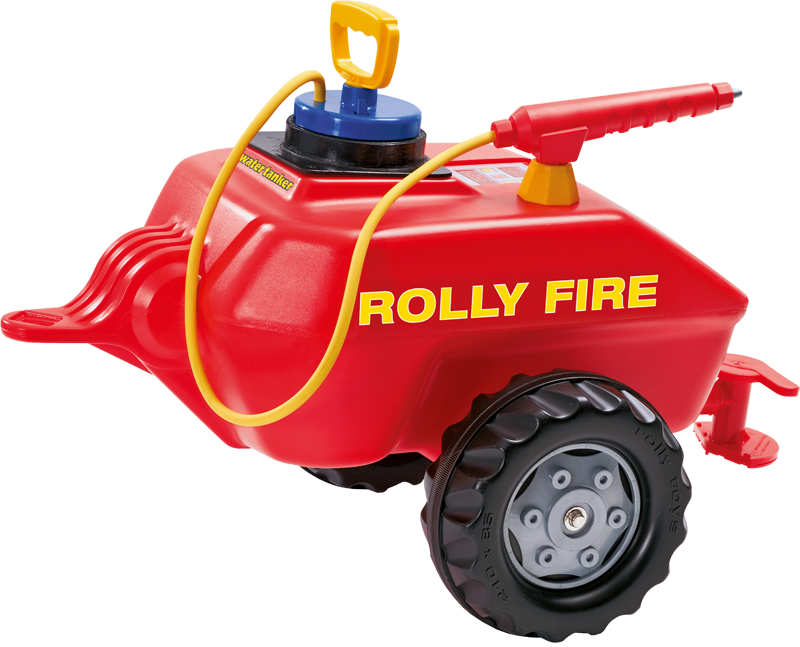 Rolly Toys - Brandweertrailer Rood 122967