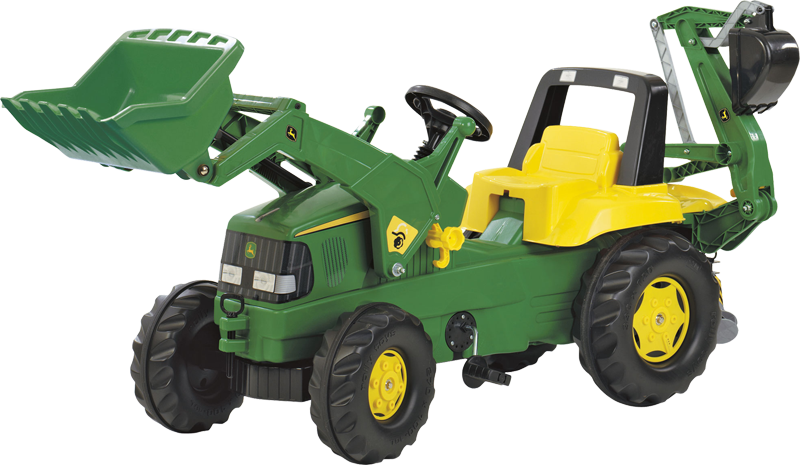RollyJunior JD met voorlader en graafarm