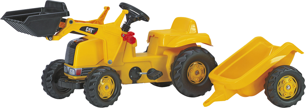 Rolly Toys - rollyKid CAT met lader en aanhanger