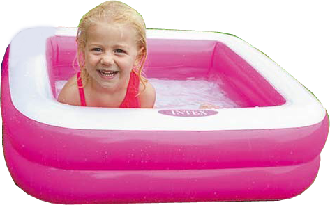 Intex Baby Zwembad Roze 85 x 85 x 23 cm - (57100)