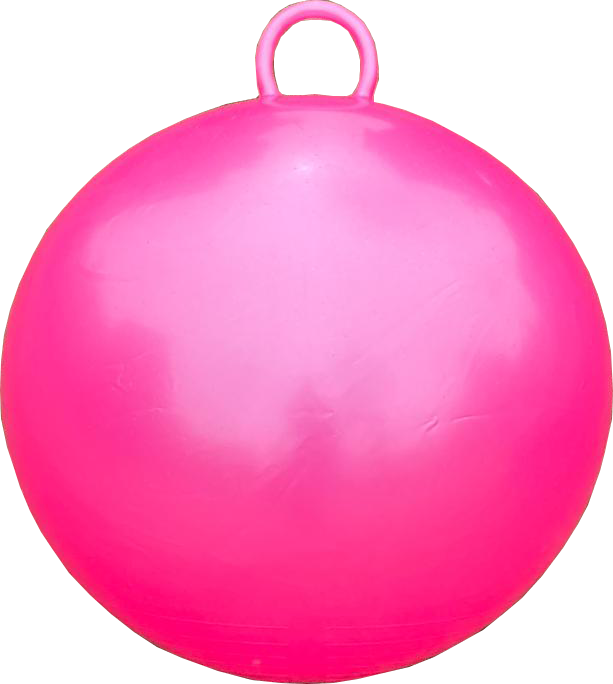 Skippybal 70cm Roze Glitter