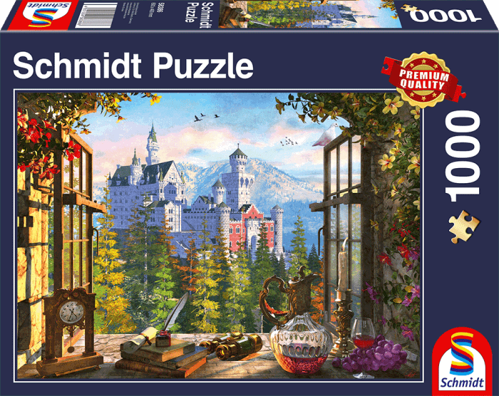Schmidt - Uitzicht op het Sprookjeskasteel (1000) - Puzzel