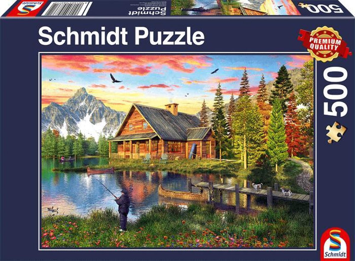Schmidt - Vissen bij het meer (500) - Puzzel