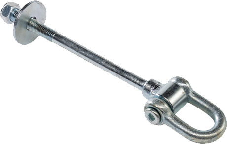 Schommelhaak Model D 16 cm met Harpsluiting