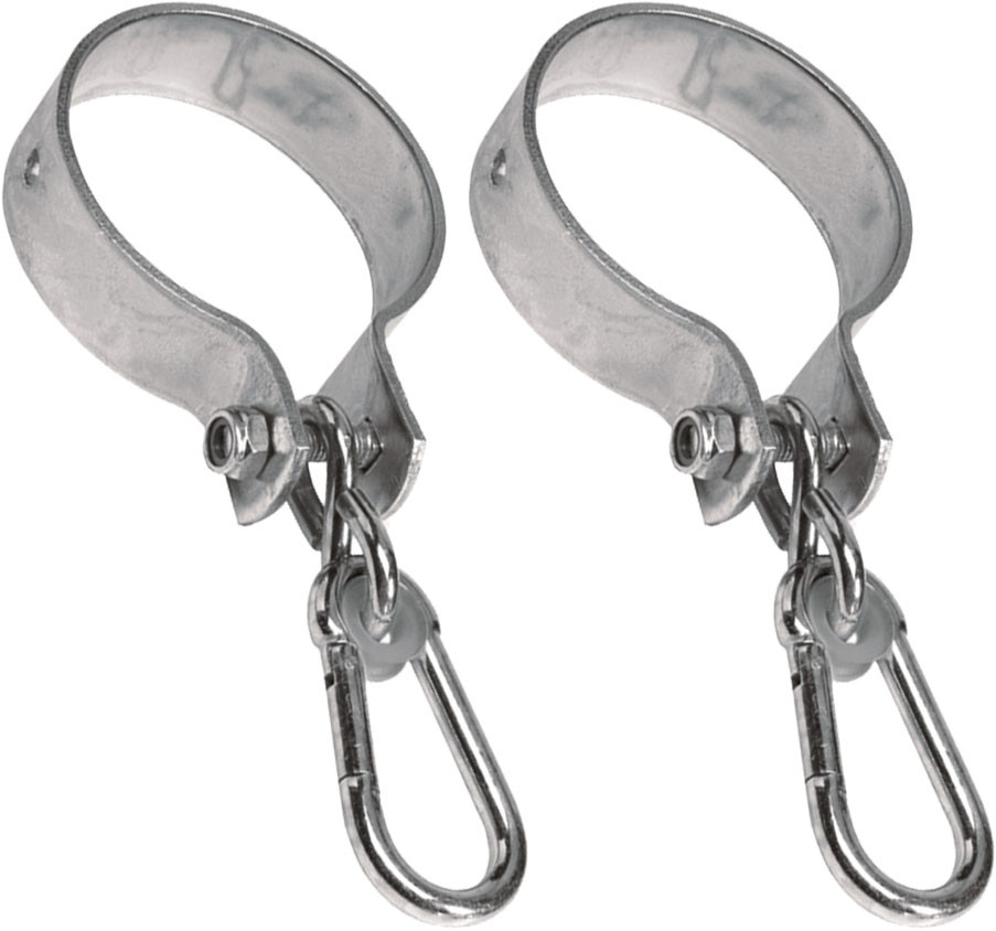 SwingKing Schommelhaken Rond Ø10cm Staal Zilver - Set van twee