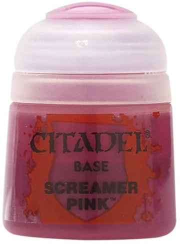 Citadel Paint - Base - Screamer Pink 12ml - (21-33) Citadel Paint - Base - Screamer Pink 12ml - (21-33)