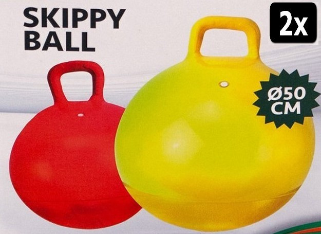 Alert Skippybal 50 cm Geel