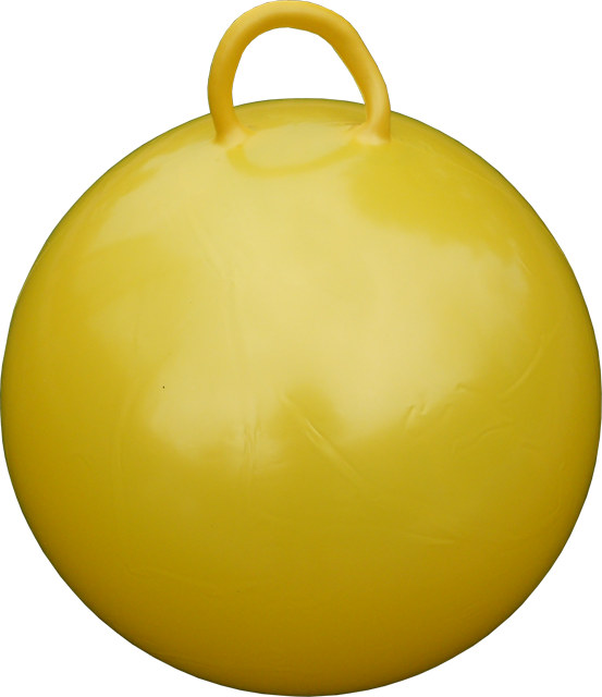 Skippybal 70cm Geel