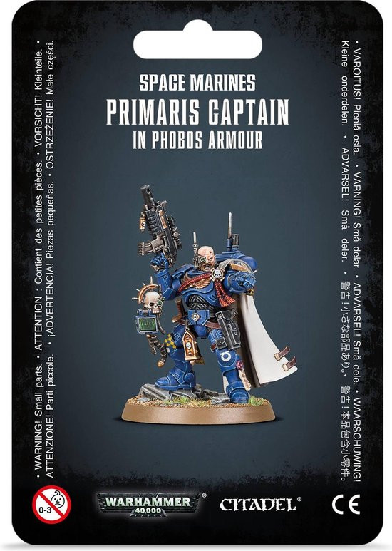 Warhammer 40K - Space Marine - Captain in Gravis Armour