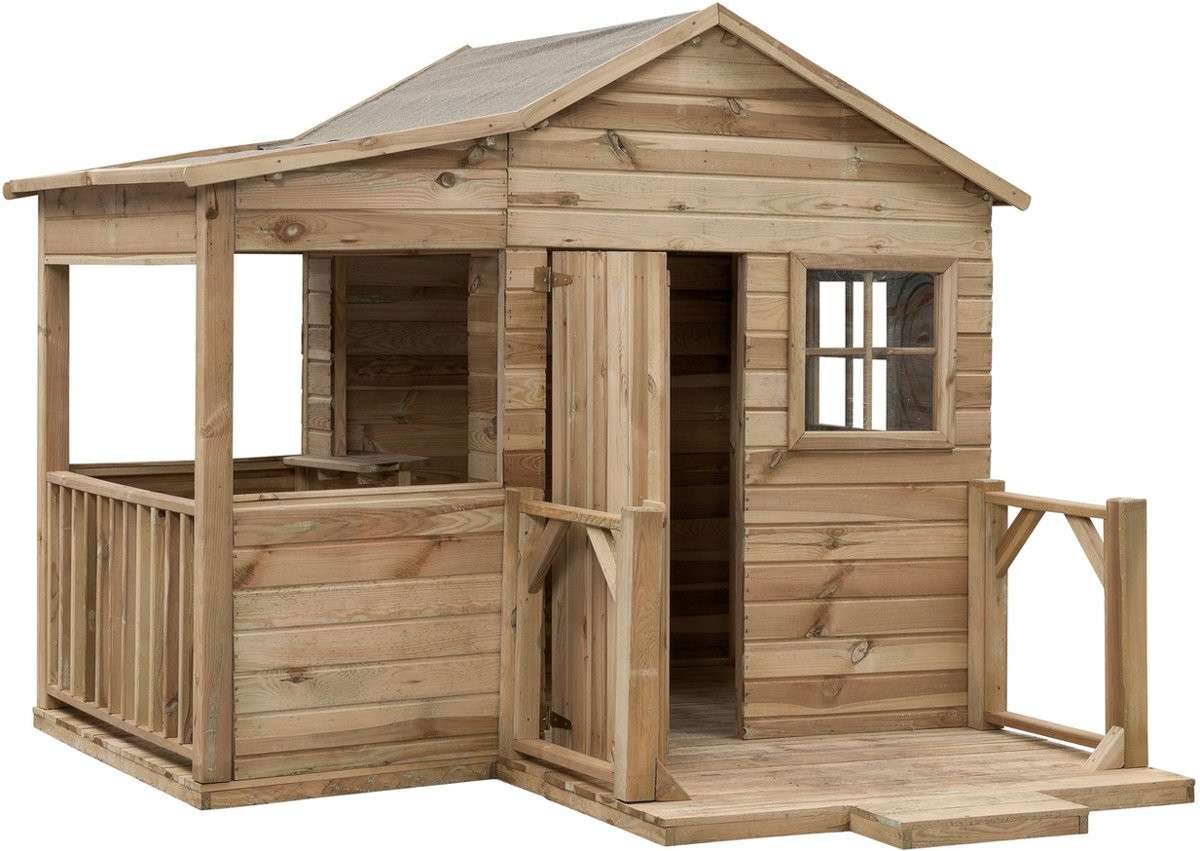 Swing King Speelhuis Laura 225x202x171cm Swing King Speelhuis Laura 225x202x171cm