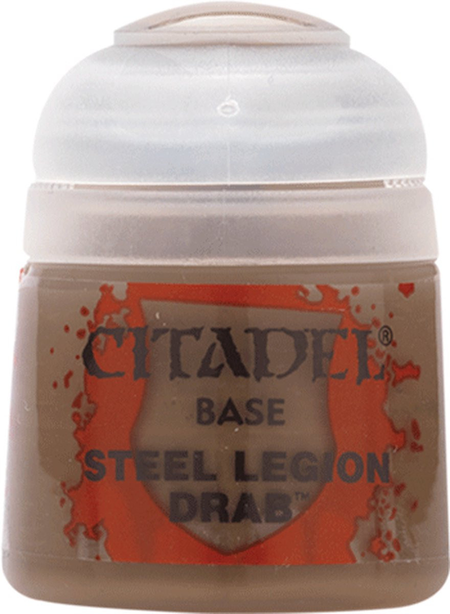 Citadel Paint - Base - Steel Legion Drab 12ml - (21-17) Citadel Paint - Base - Steel Legion Drab 12ml - (21-17)