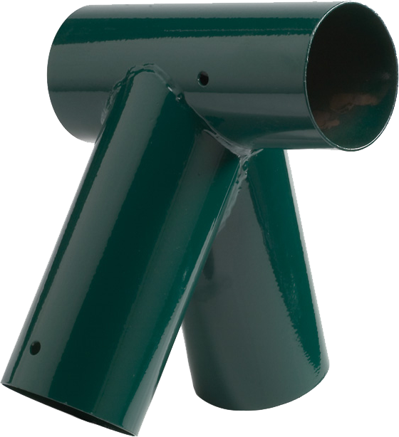 KBT Smart-Line Schommel Hoekverbindingsstuk 'Schuin' rond 100/80 groen