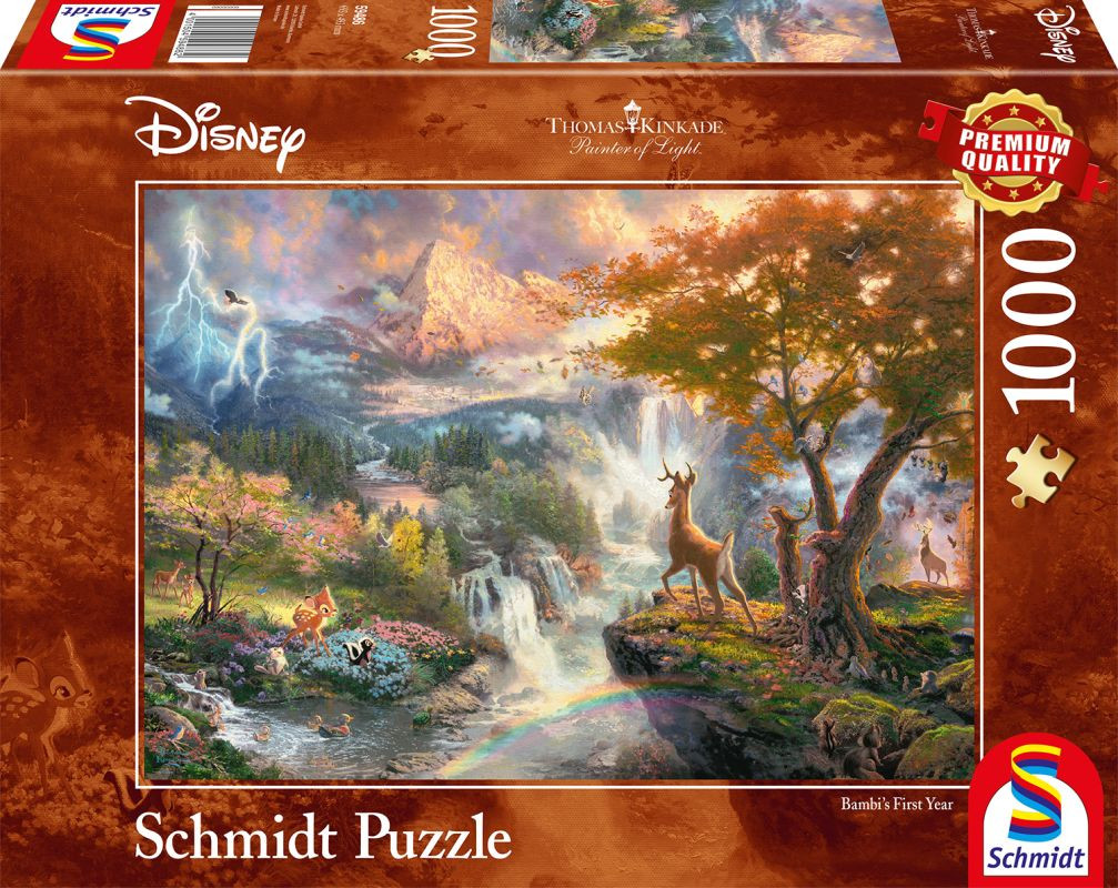 homas Kinkade - Disney Dansen met de prins - Puzzle (1000)