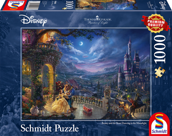 Thomas Kinkade - Disney Beauty and the Beast - Puzzle (1000)