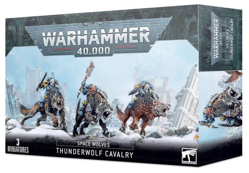 Warhammer 40K - Space Wolves - Thunderwolf Cavalry (53-09) - Box