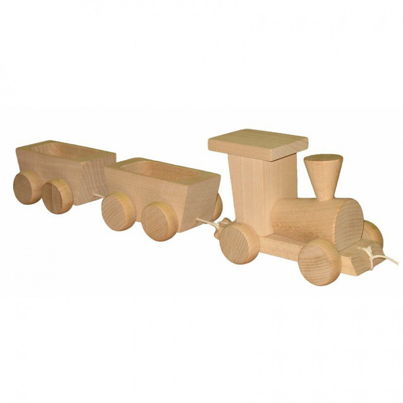 Melissa & Doug - Trein met Trekkoord en Boerderijdieren