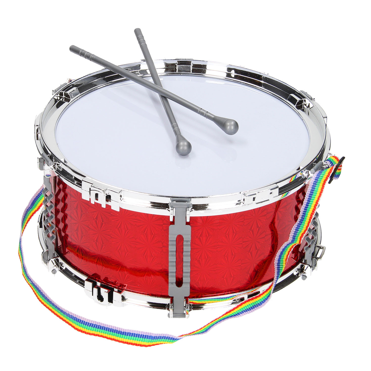 Trommel Rood met drumsticks Trommel Rood met drumsticks