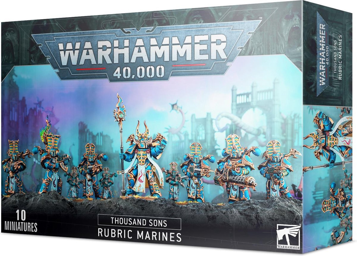 Warhammer - Thousand sons rubric marines