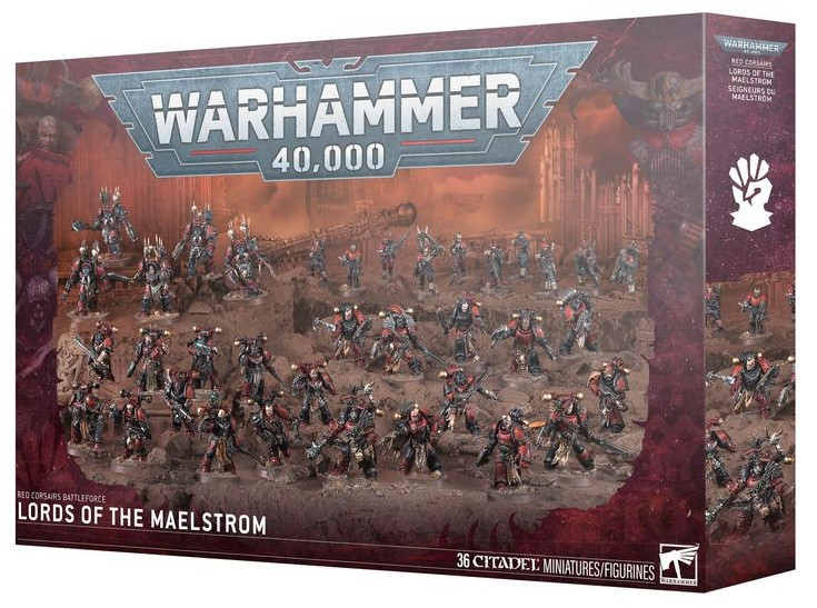Warhammer 40K - Red Corsairs - Battleforce - Lords of the Maelstrom (43-108) Warhammer 40K - Red Corsairs - Battleforce - Lords of the Maelstrom (43-108)