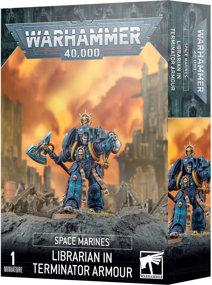 Warhammer 40K - Space Marine - Captain in Gravis Armour