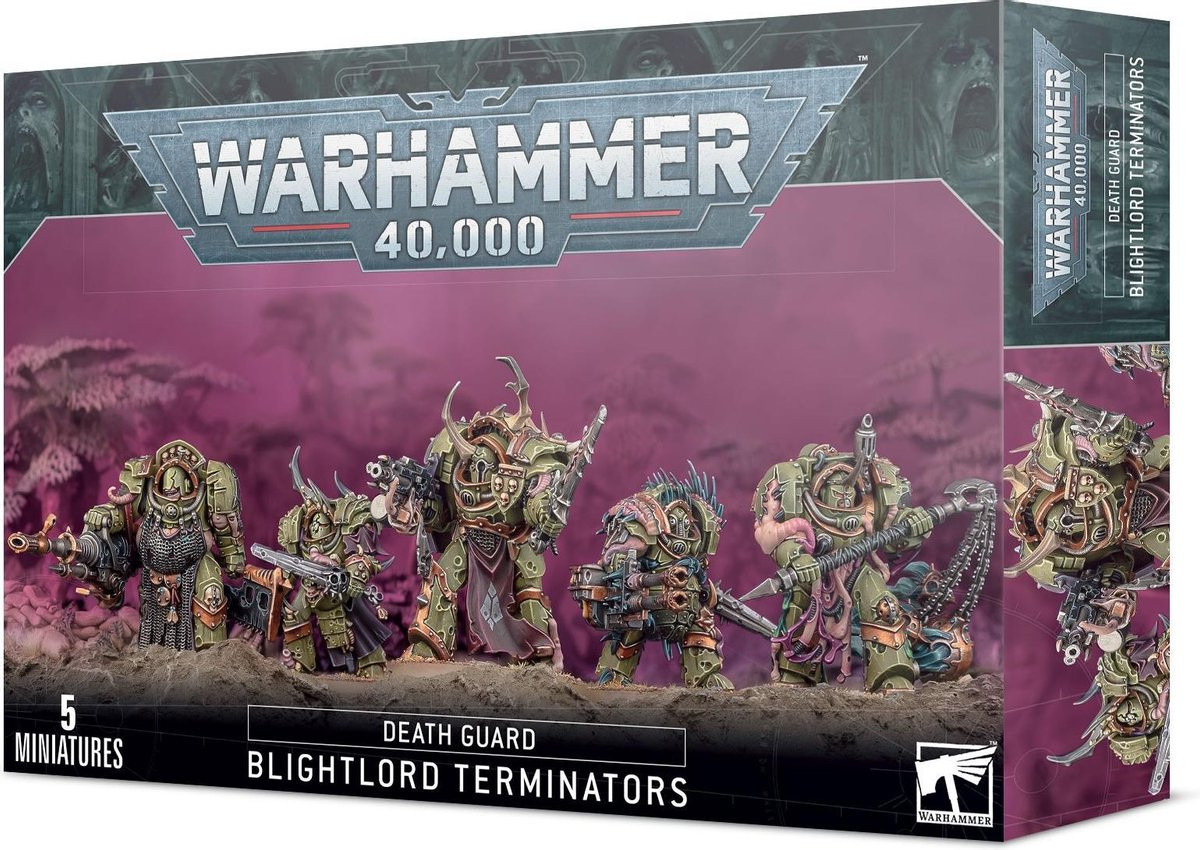 Warhammer 40K Death Guard - Blightlord Terminators