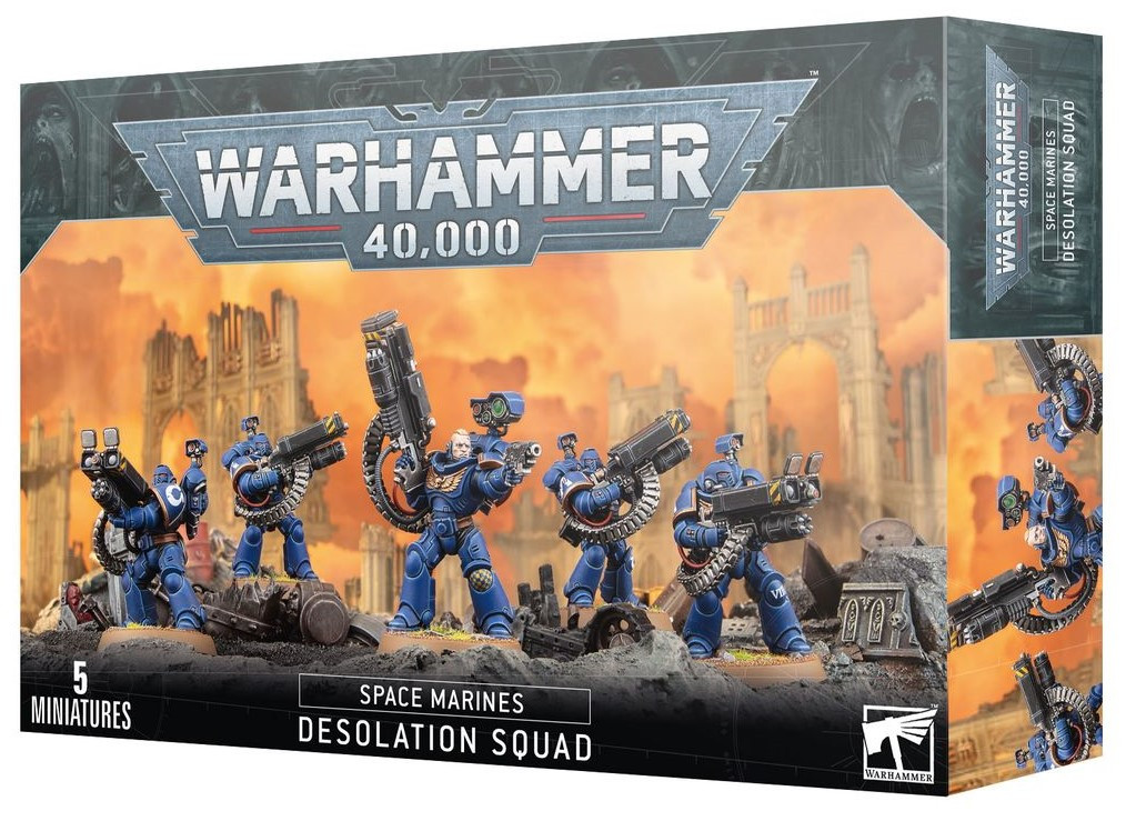 Warhammer 40K – Space Marine Scouts with Sniper Rifles