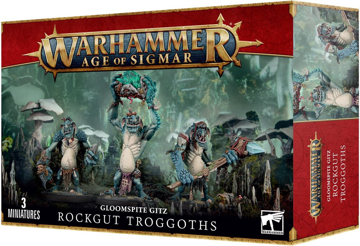 Warhammer Age of Sigmar - Gloomspite Gitz - Rockgut Troggoths (89-33)
