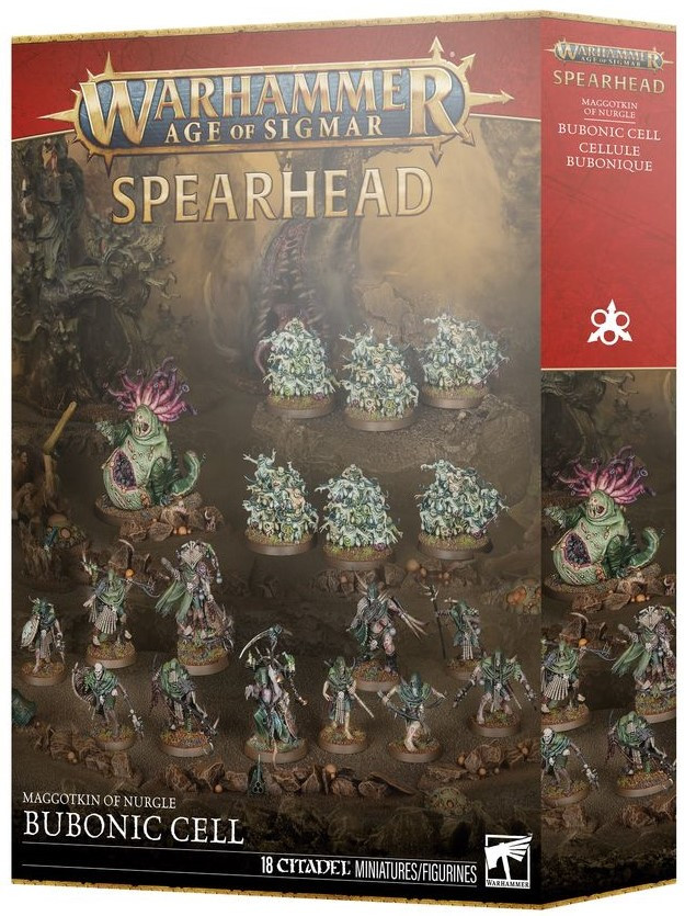 Warhammer Age of Sigmar - Spearhead - Maggotkin of Nurgle - Bubonic Cell (70-838)