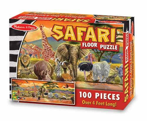 Melissa & Doug vloerpuzzel - Safari (100)