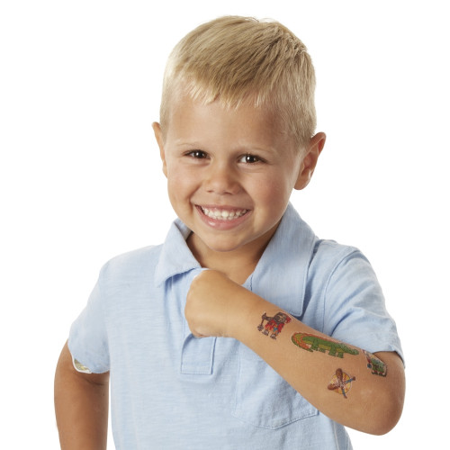 Melissa & Doug - Mijn Eerste Tijdelijke Tatoeages Blauw
