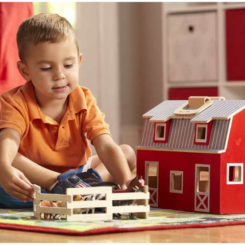 Melissa & Doug - Houten Openklapbare Boerderij