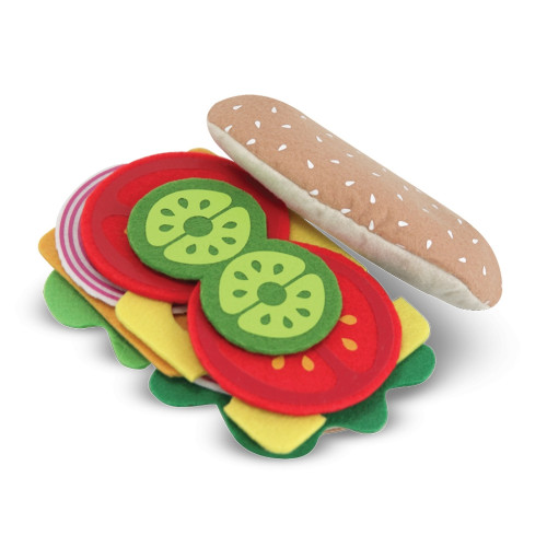 Melissa & Doug - Voedsel Sandwichset van Vilt 