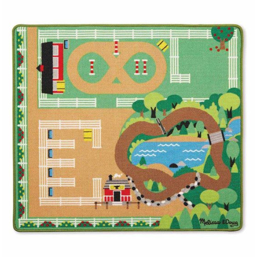 Melissa & Doug - Speelkleed Rondom de Ranche (incl paarden)
