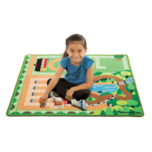 Melissa & Doug - Speelkleed Rondom de Ranche (incl paarden)
